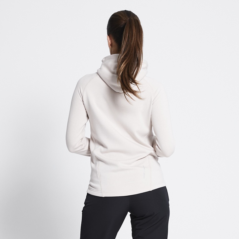 Functional hoodie "Vegby" Chalk White